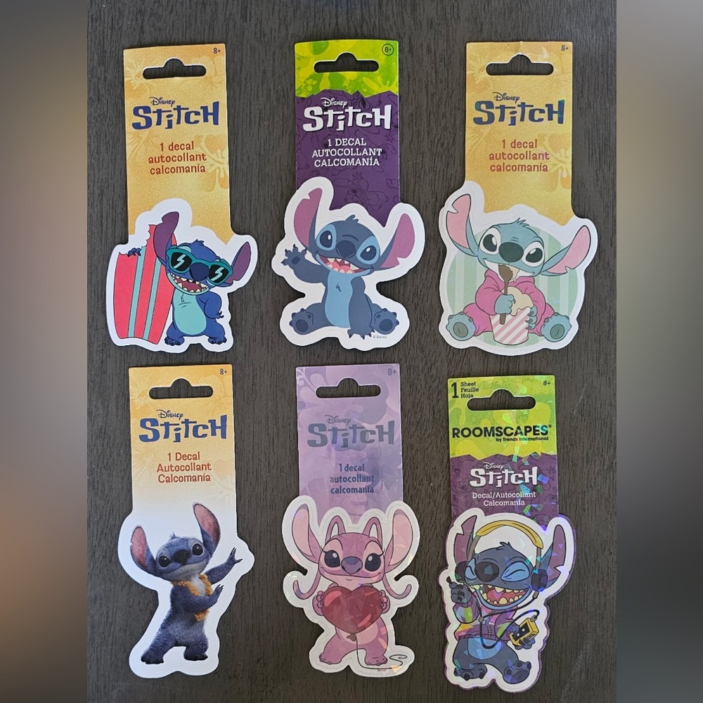 Lot of 58 Trends International Disney Stitch Decals